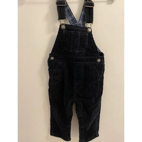 BABY CORDUROY OVERALLS - BLUE - 12-18 MONTHS - PERFECT CONDITION - Picture 1 of 8